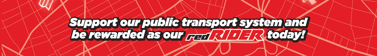 support Malaysia public transport win redRIDER amazing price