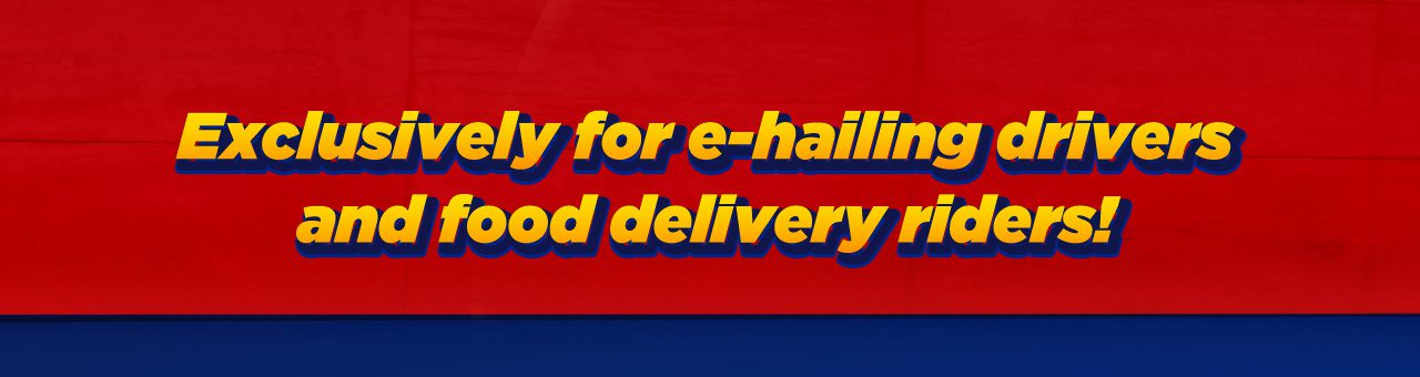 MyCare50 exclusively for e-hailing and food delivery riders