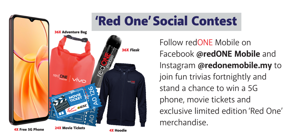FREE 5G phone & exclusive 'Red One' merchandise!